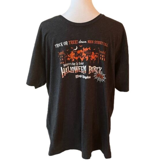 Disneyworld Magic Kingdom Mickeys Not So Scary Halloween Party Main St Shirt 2XL - Picture 1 of 6